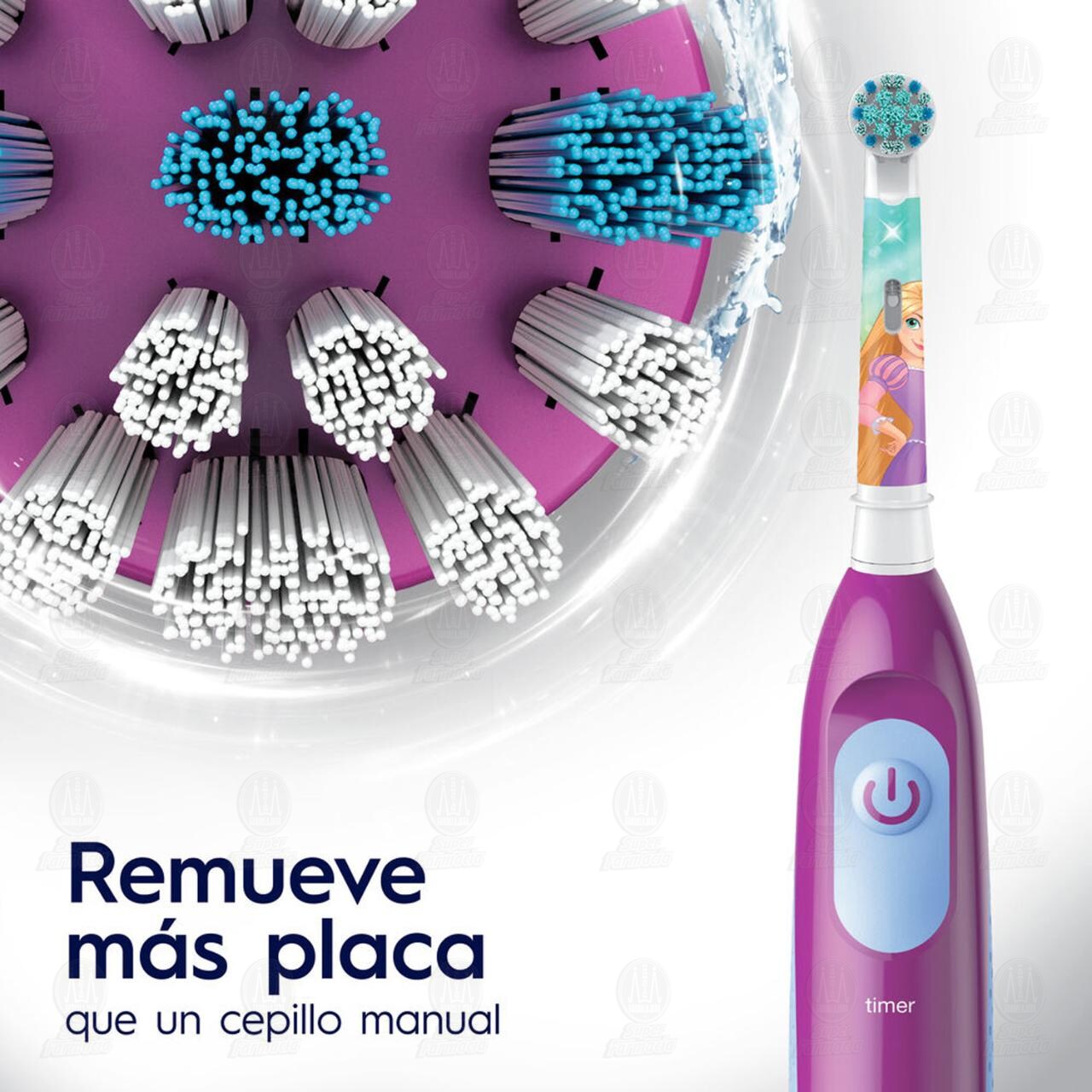 Cepillo de Dientes El&eacute;ctrico Oral-B Disney Princess, 1 pza. image number 3
