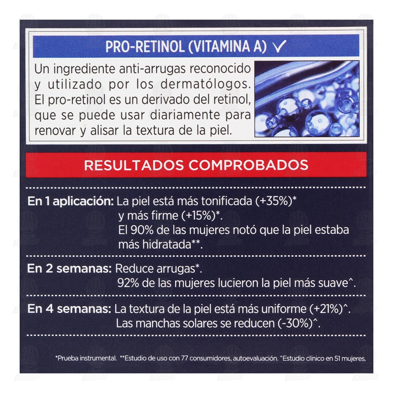 Crema Facial L'Or&eacute;al Paris Revitalift Pro-Retinol Cuidado Diario FPS 17 Anti-arrugas, 50 ml. image number 2