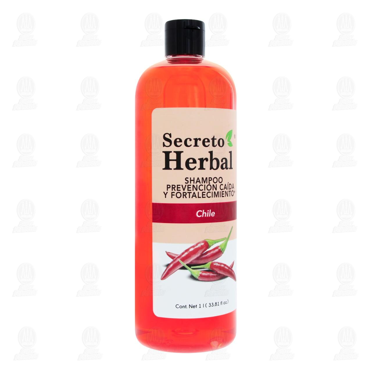 Shampoo Secreto Herbal Prevenci&oacute;n Ca&iacute;da y Fortalecimiento con Chile, 1 l. image number 0