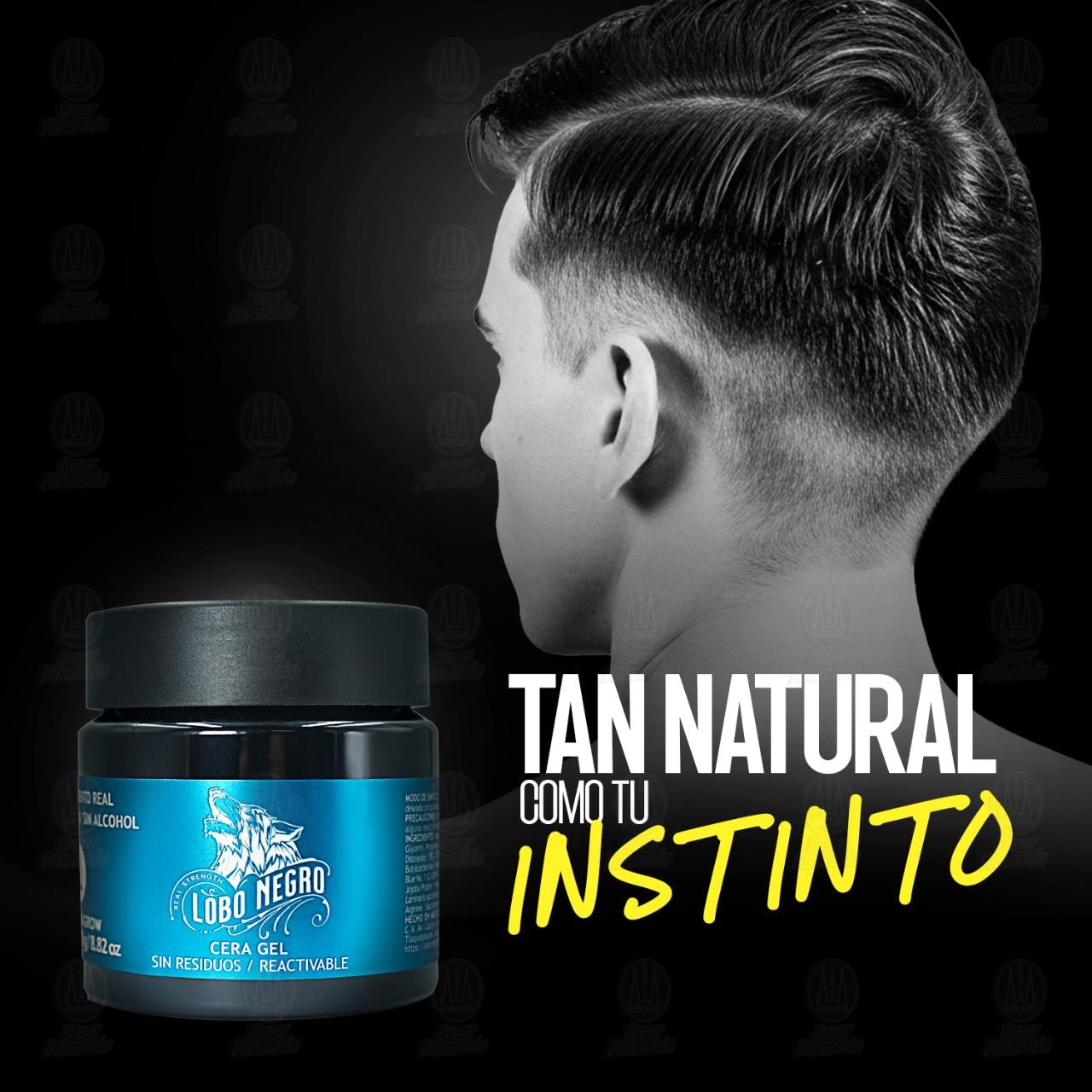 Cera Gel para Cabello Lobo Negro, 250 gr. image number 2