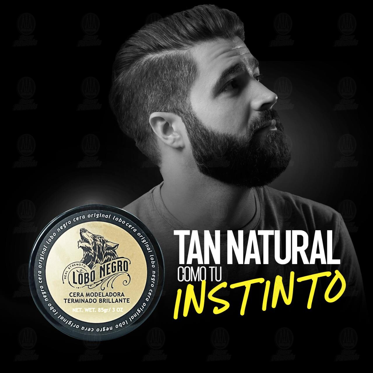 Cera Modeladora Lobo Negro Brillante, 85 gr. image number 3