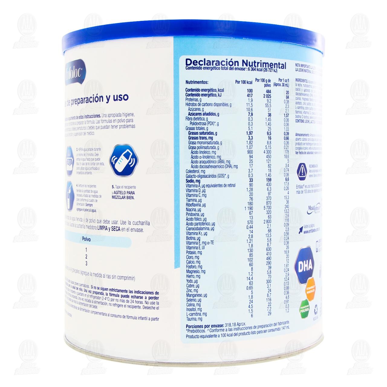 F&oacute;rmula Infantil Enfalac de 0 a 12 meses, 1.4 kg. image number 2