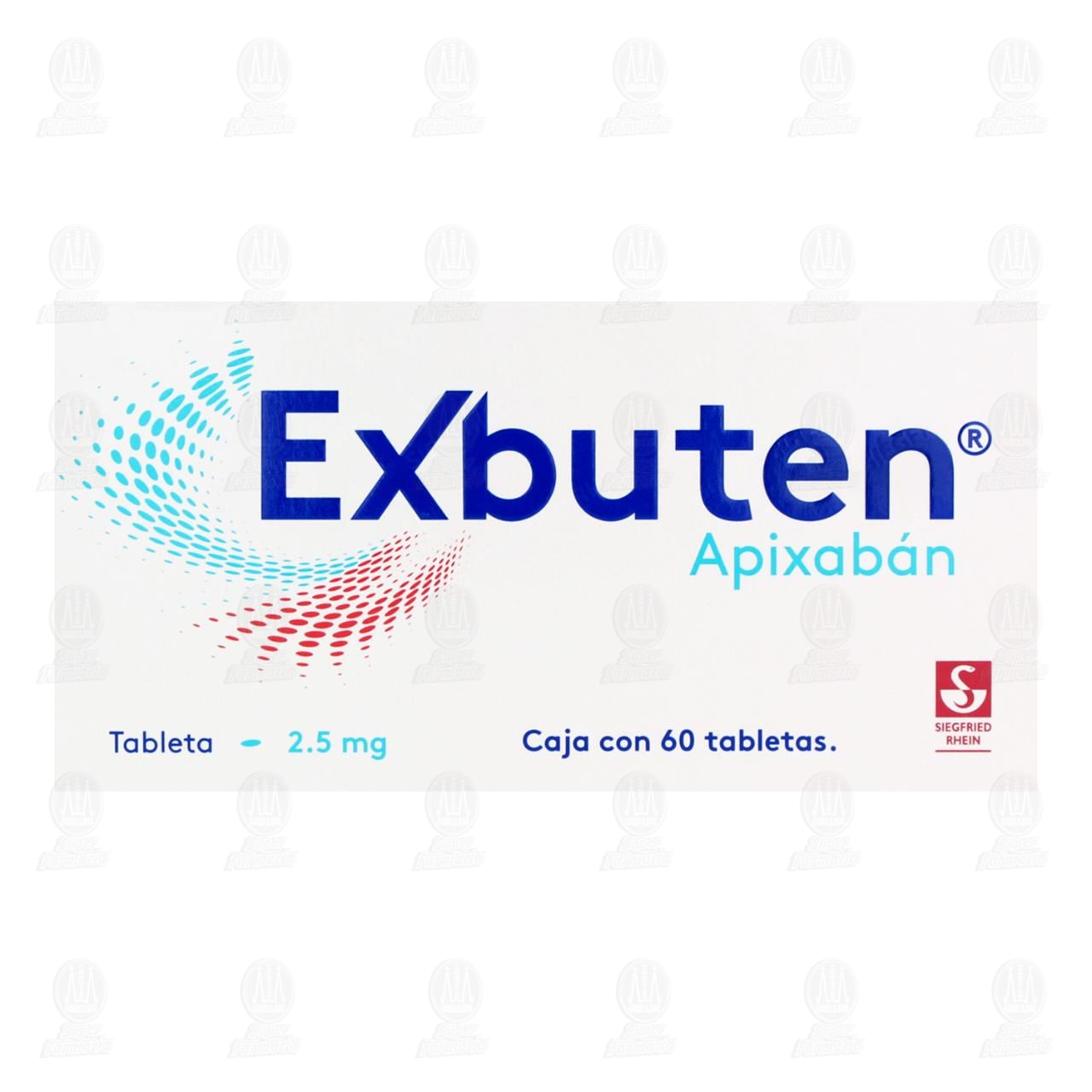 Exbuten 2.5 mg, 60 Tabletas. image number 1