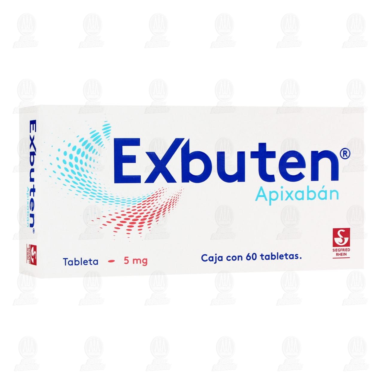 Imagen para Exbuten 5 mg, 60 Tabletas.