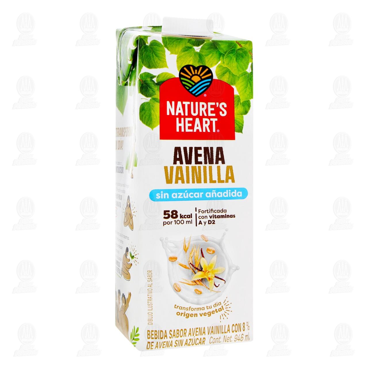 Bebida Nature's Heart de Avena Vainilla, 946 ml. image number 0