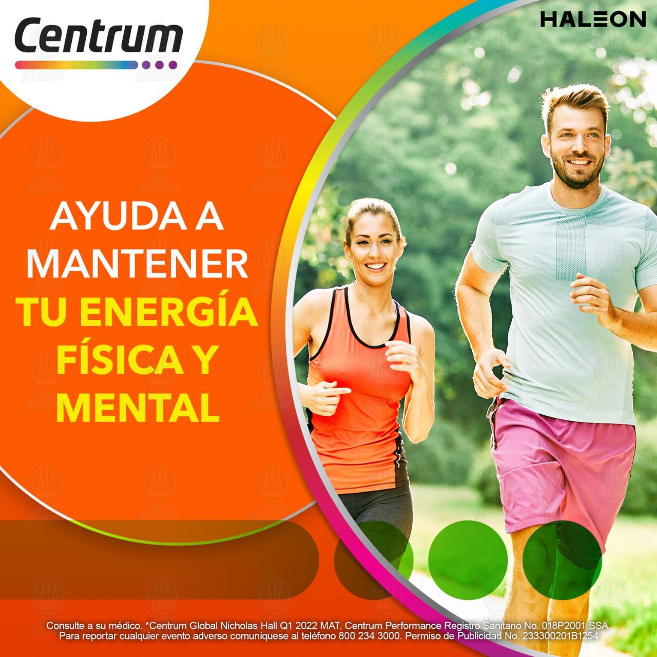 Pack Centrum Performance Multivitam&iacute;nico con Complejo B, Ginseng y Ginko Biloba, 2 Cajas con 30 Tabletas c/u. image number 4