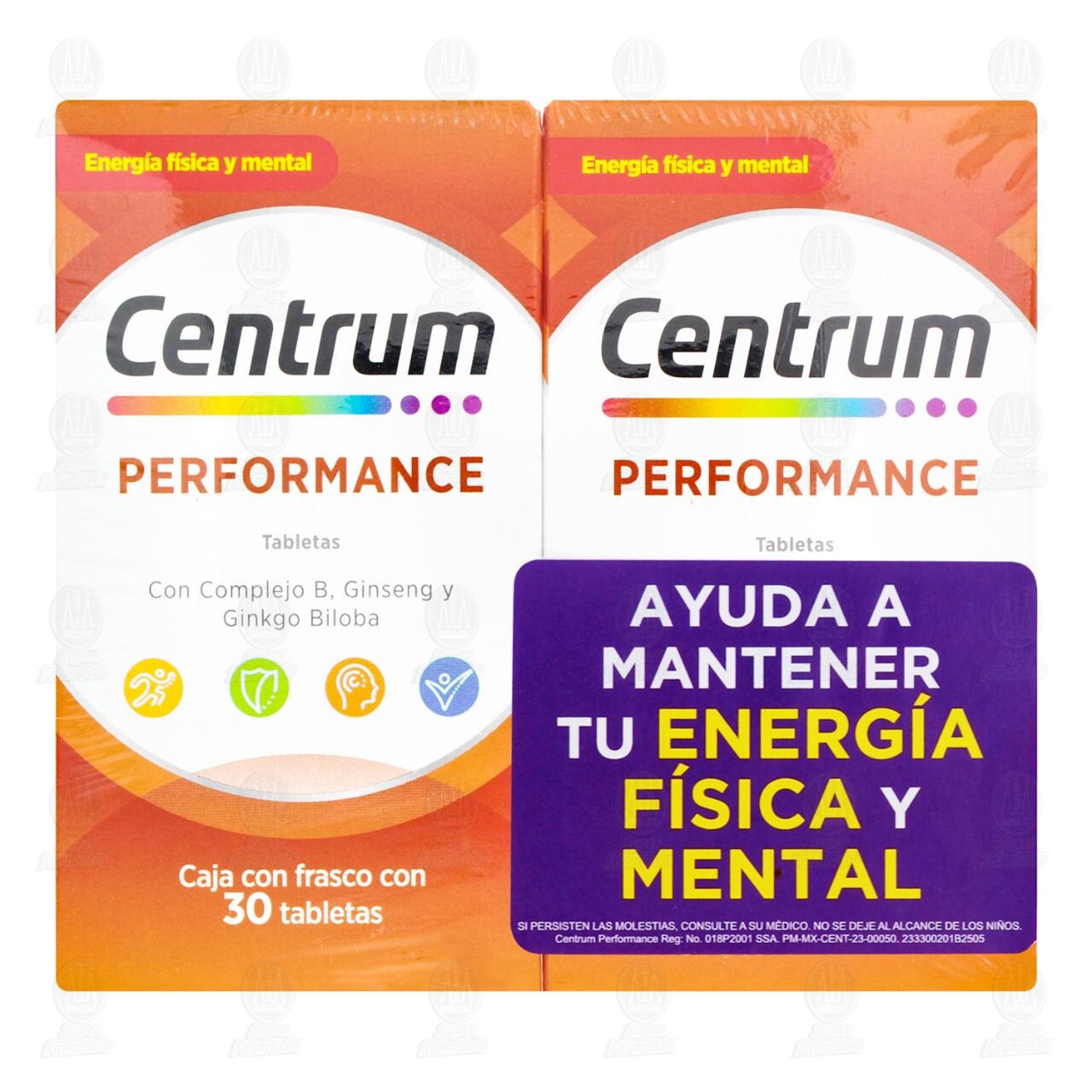 Pack Centrum Performance, 2 Cajas con 30 Tabletas c/u. image number 1