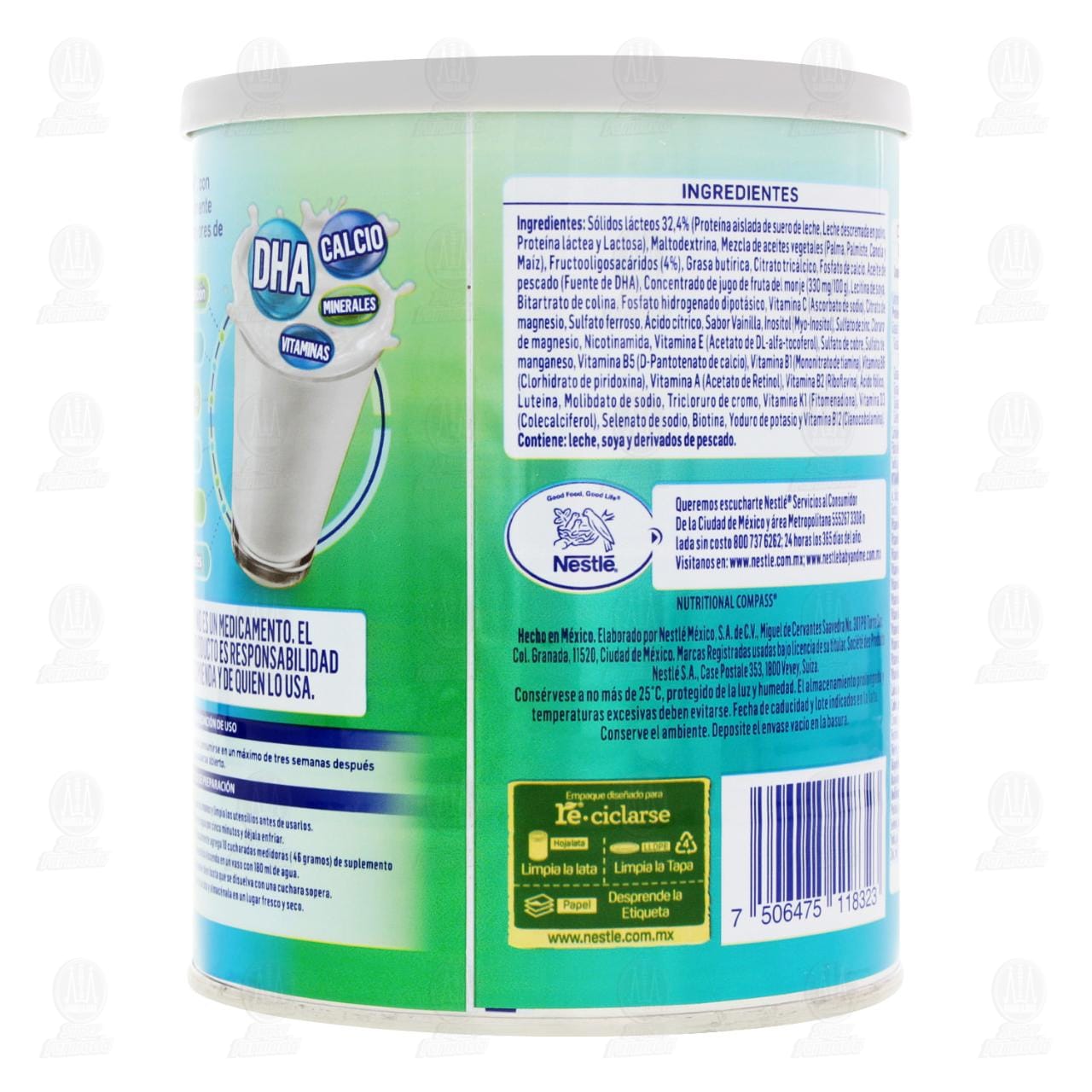 Suplemento Alimenticio Nestle Ascenda Sabor Vainilla en Polvo, 400 gr. image number 2