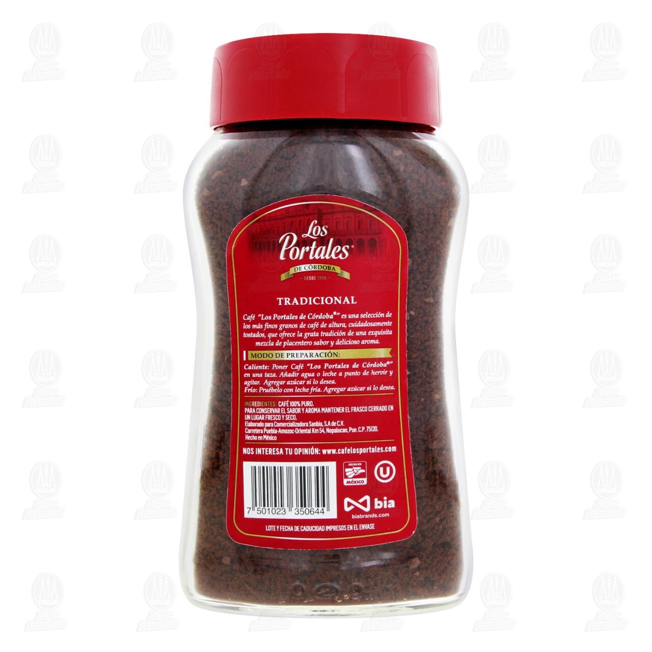 Caf&eacute; Soluble Los Portales de C&oacute;rdoba Tradicional, 170 gr. image number 2