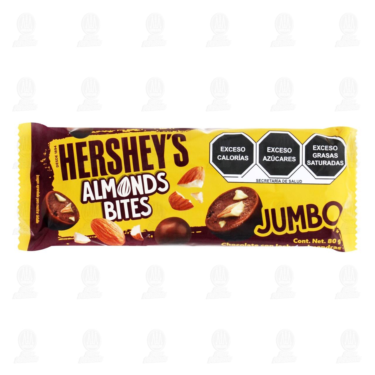 Imagen para Chocolate Hershey's Almonds Bites Jumbo, 80 gr.