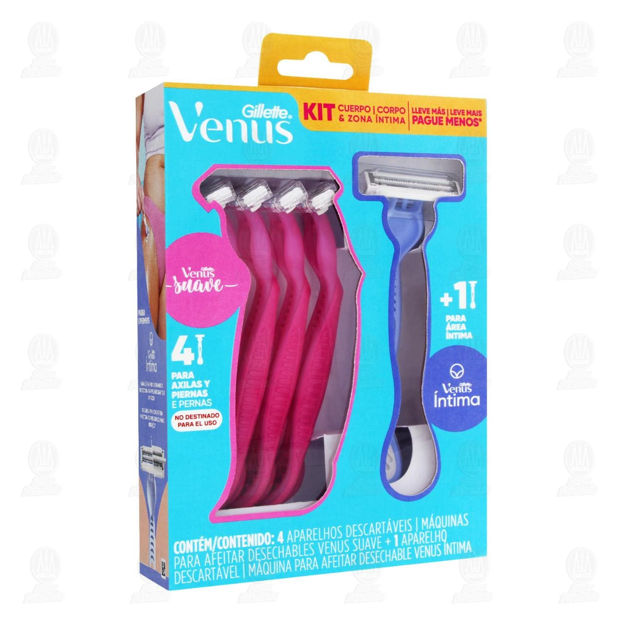 Imagen para Kit Gillette Venus Suave más Venus Intima, 5 pzas.