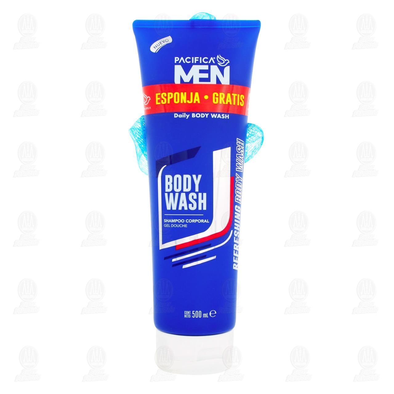 Imagen para Shampoo Corporal Pacifica Men Refreshing Body Wash, 500 ml.