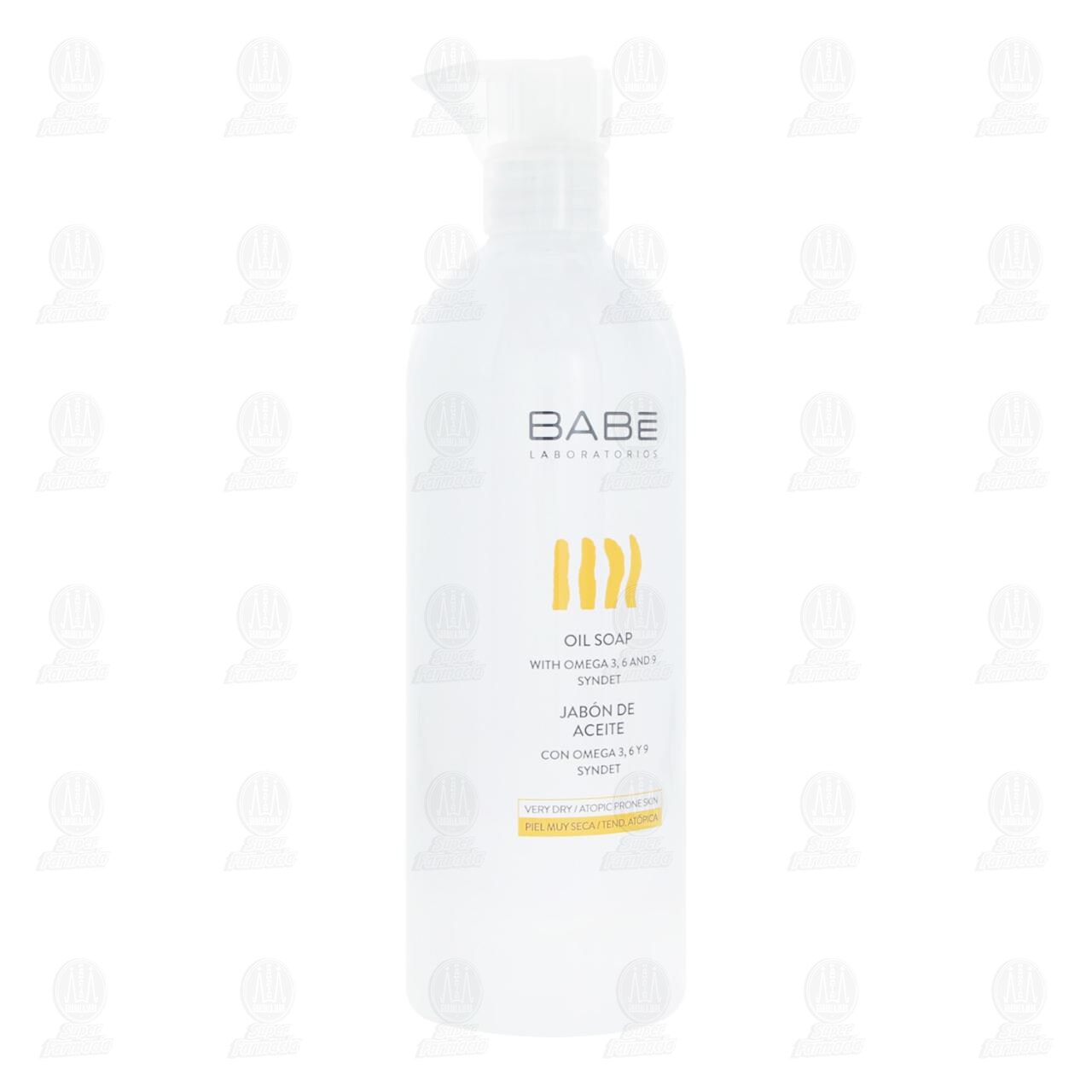 Jabón de Aceite Corporal Babé Laboratorios, 500 ml.