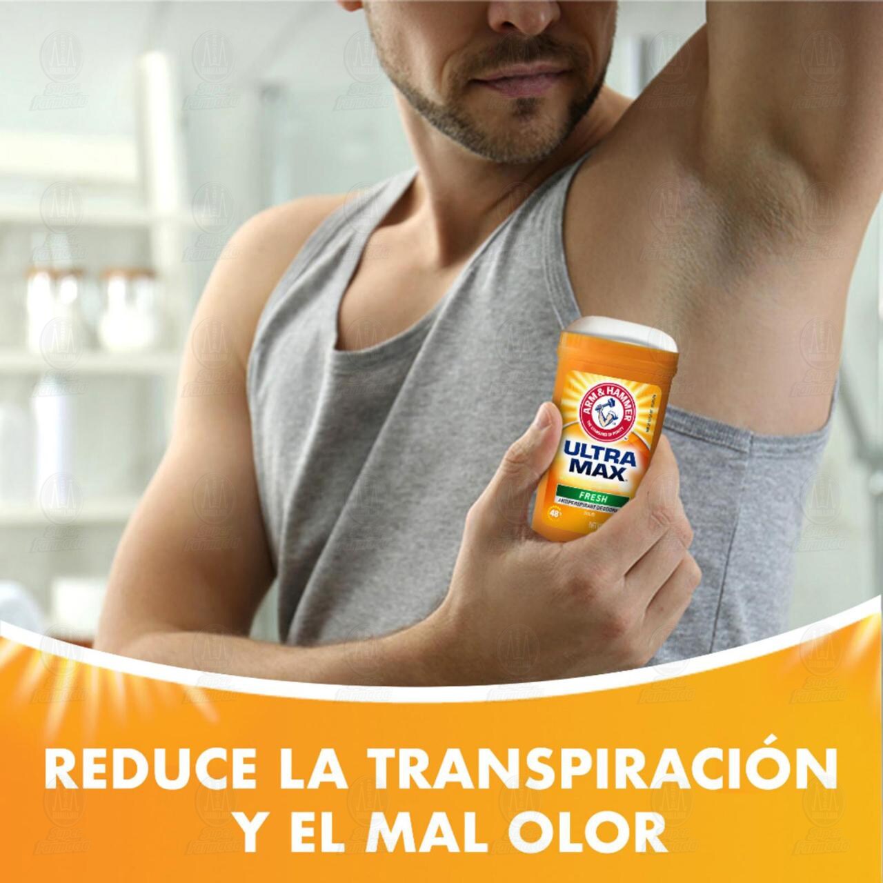 Arm & Hammer Desodorante Antitranspirante Ultra Max en Barra, 73 gr. image number 2