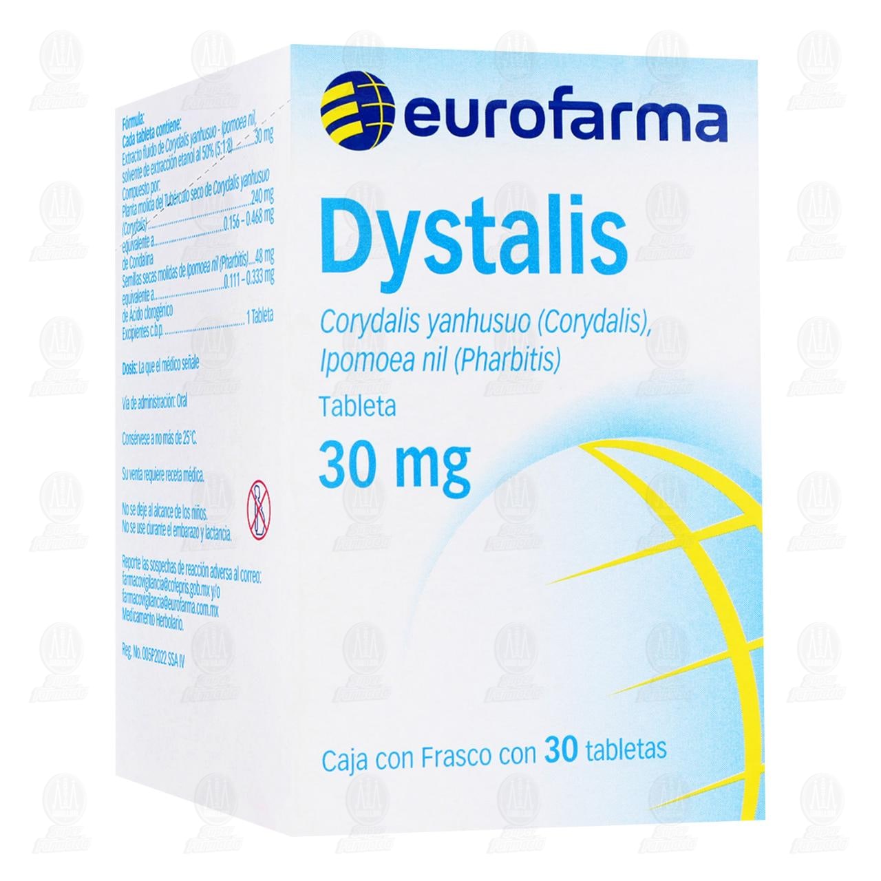 Dystalis 30 mg, 30 Tabletas. image number 0