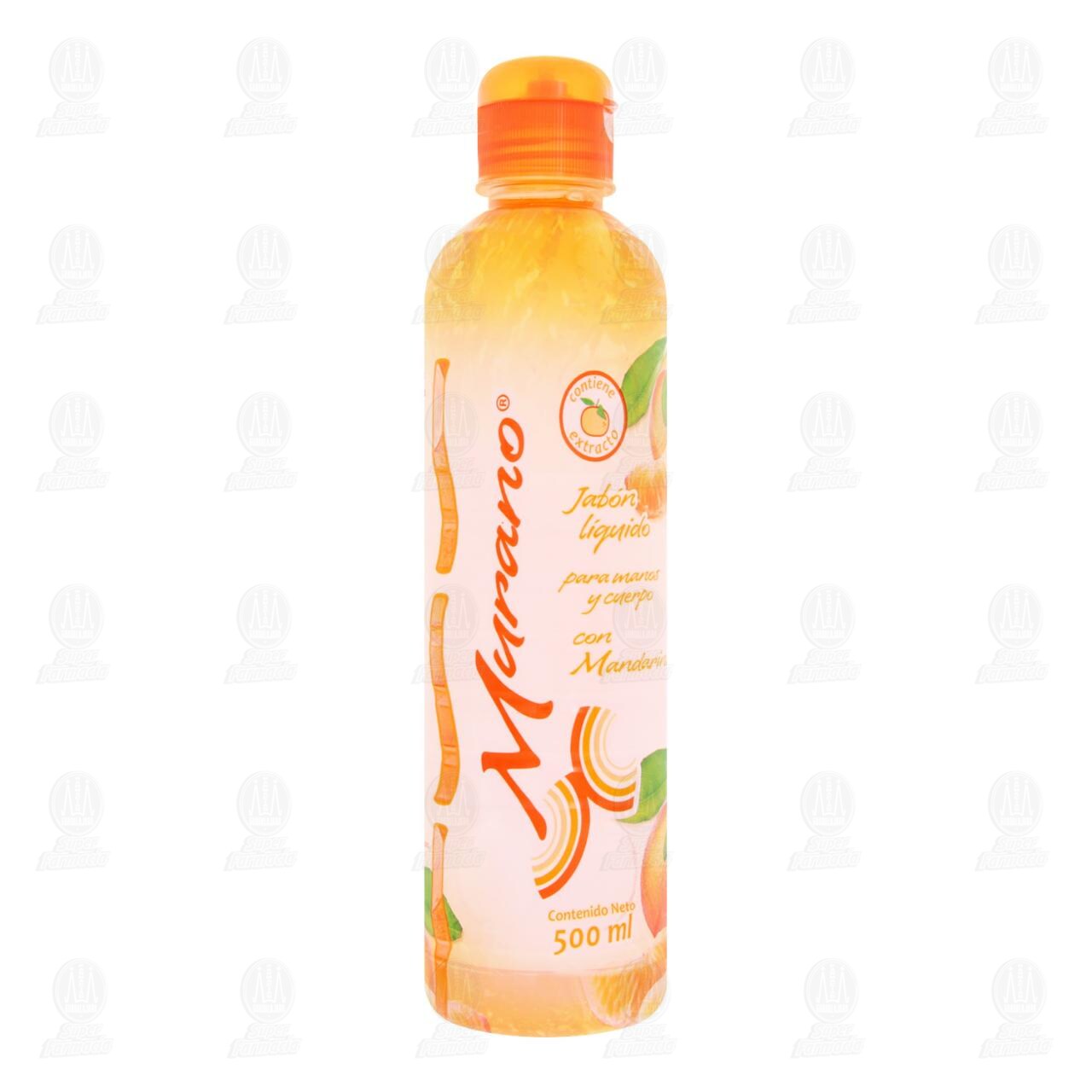 Jab&oacute;n L&iacute;quido Murano para Manos y Cuerpo con Mandarina, 500 ml. image number 0