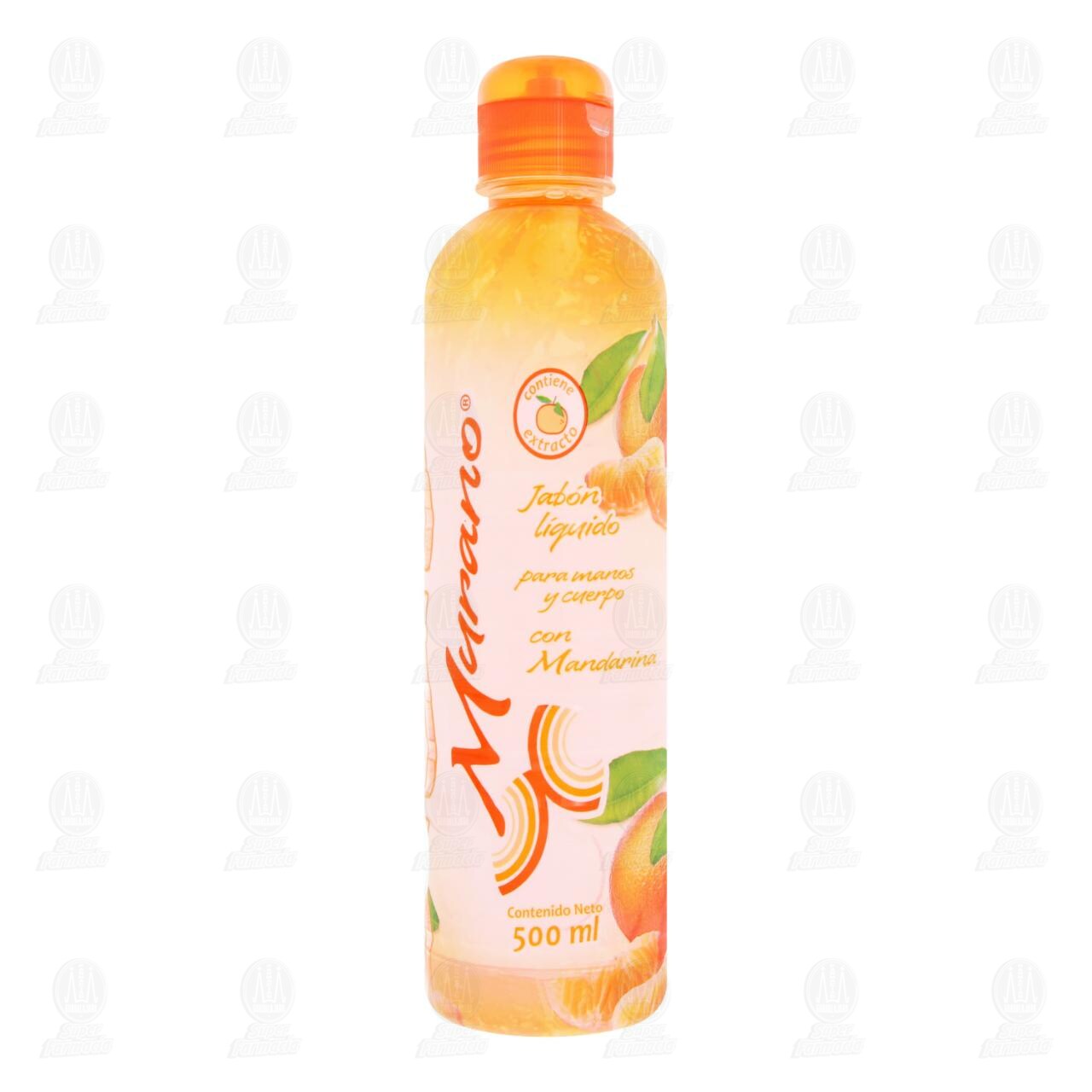 Jab&oacute;n L&iacute;quido Murano para Manos y Cuerpo con Mandarina, 500 ml. image number 1