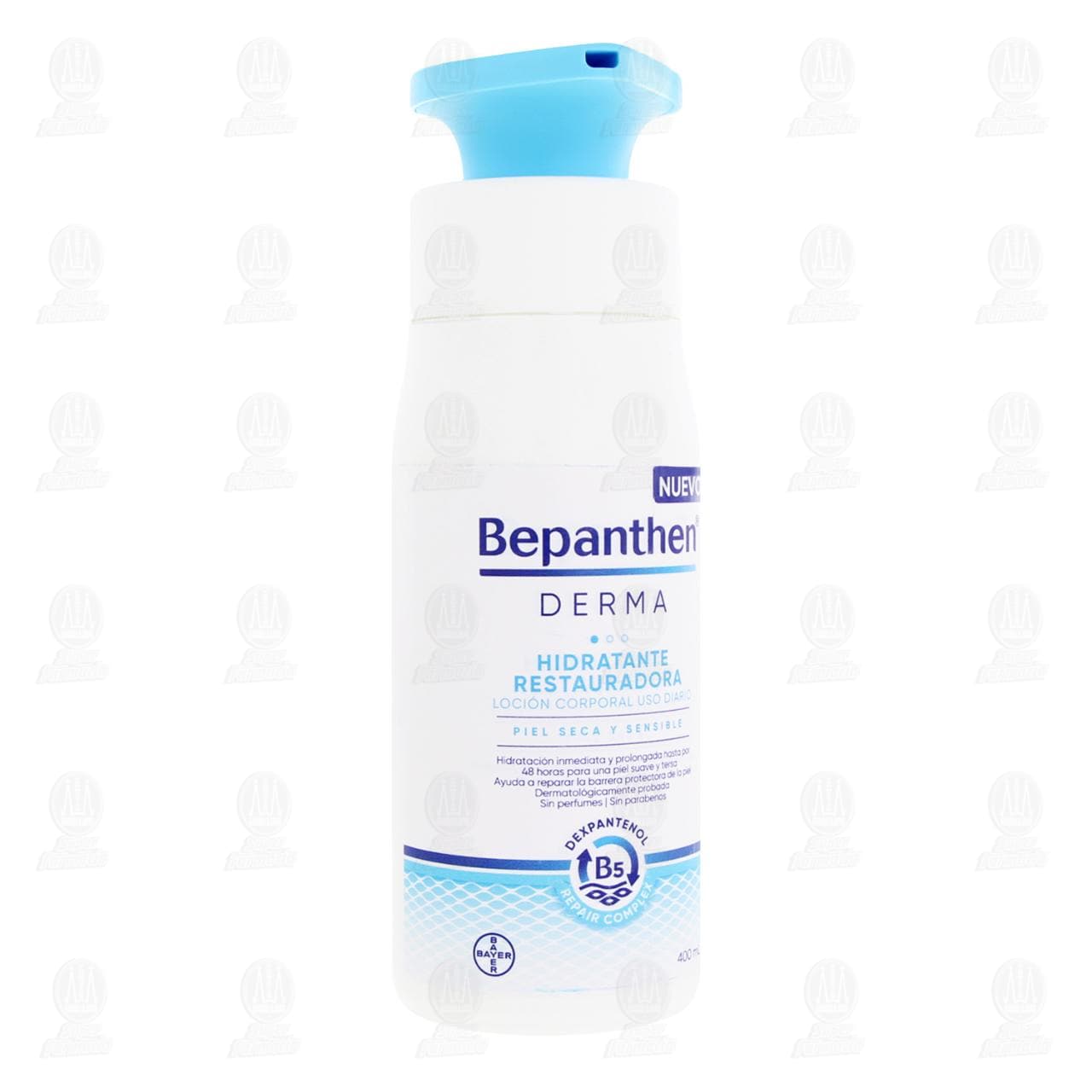 Imagen para Bepanthen Derma Loción Corporal Hidratante Restauradora para Piel Seca y Sensible, 400 ml.