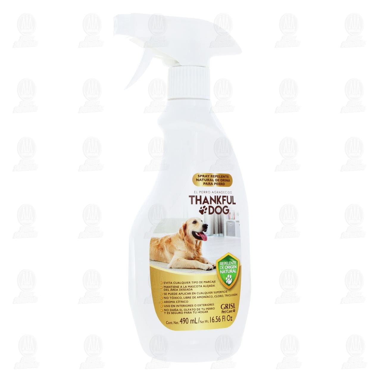 Spray Repelente Natural de Orina Para Perro Thankful Dog, 490 ml. image number 0