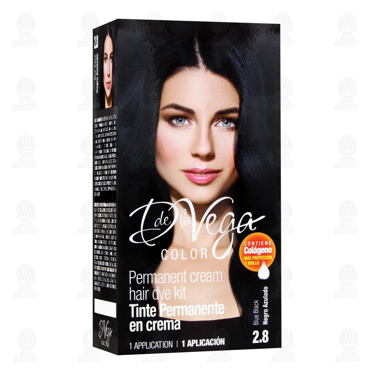 Tinte D de la Vega Color Negro Azulado 2.8, 1 pz. image number 0