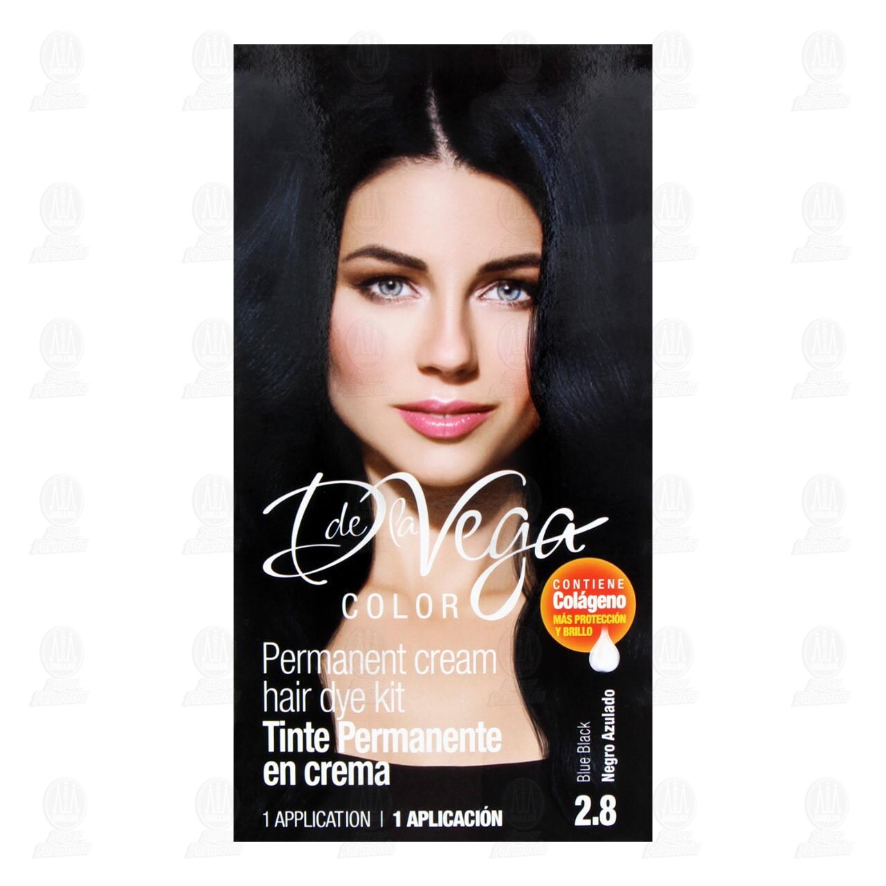 Tinte D de la Vega Color Negro Azulado 2.8, 1 pz. image number 1