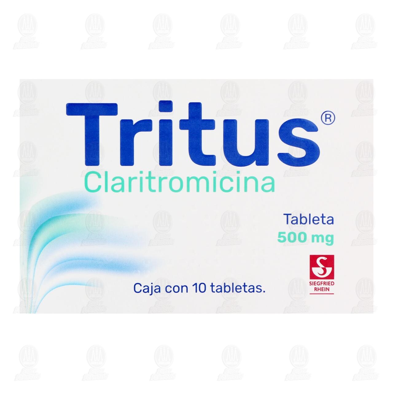 Tritus 500 mg, 10 Tabletas. image number 1