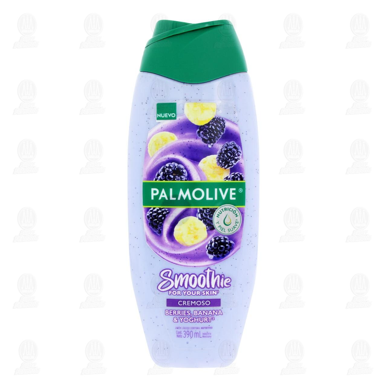 Jab&oacute;n L&iacute;quido Corporal Palmolive Smoothie For Your Skin Cremoso, 390 ml. image number 1