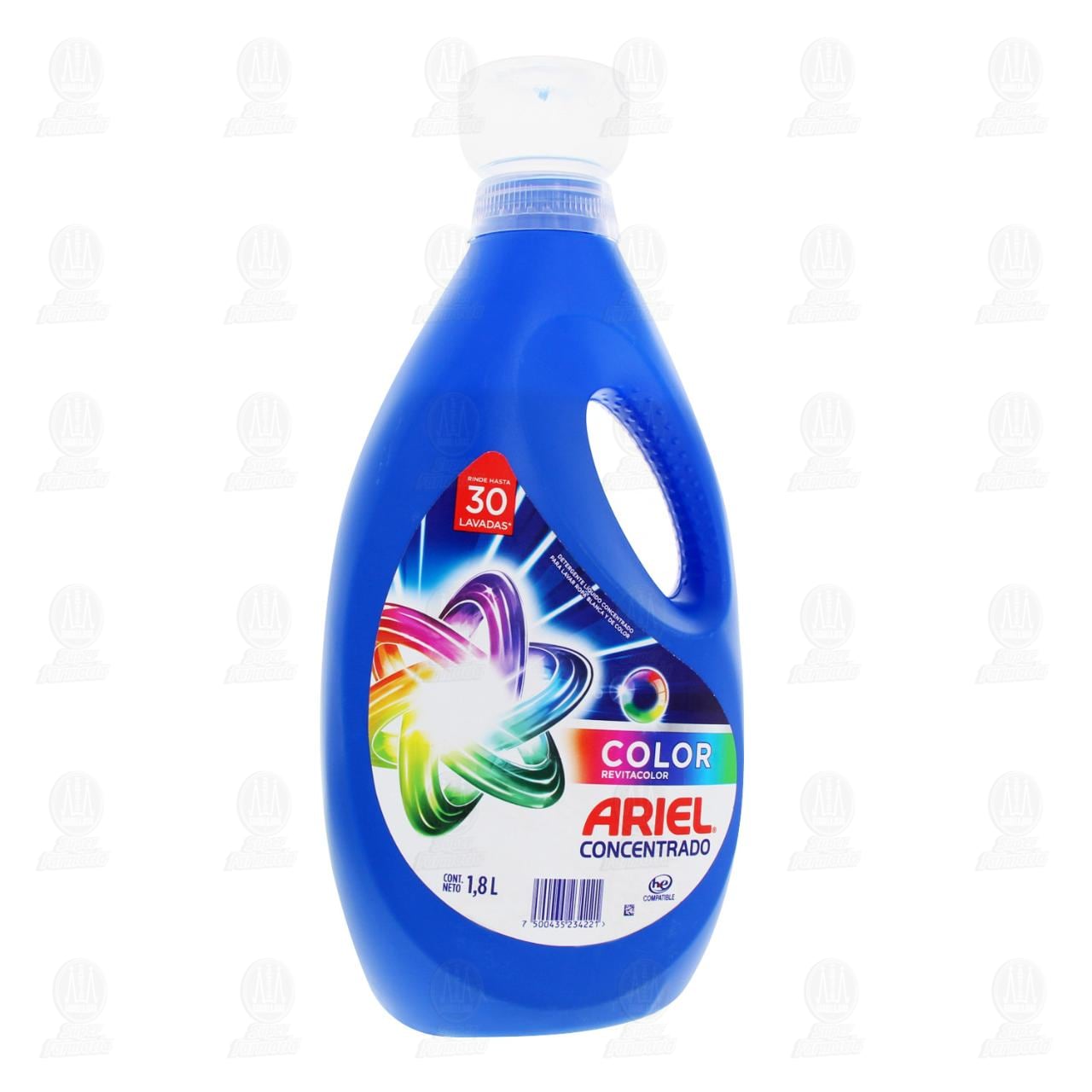 Detergente Líquido Ariel Concentrado Color Revitacolor, 1.8 l.