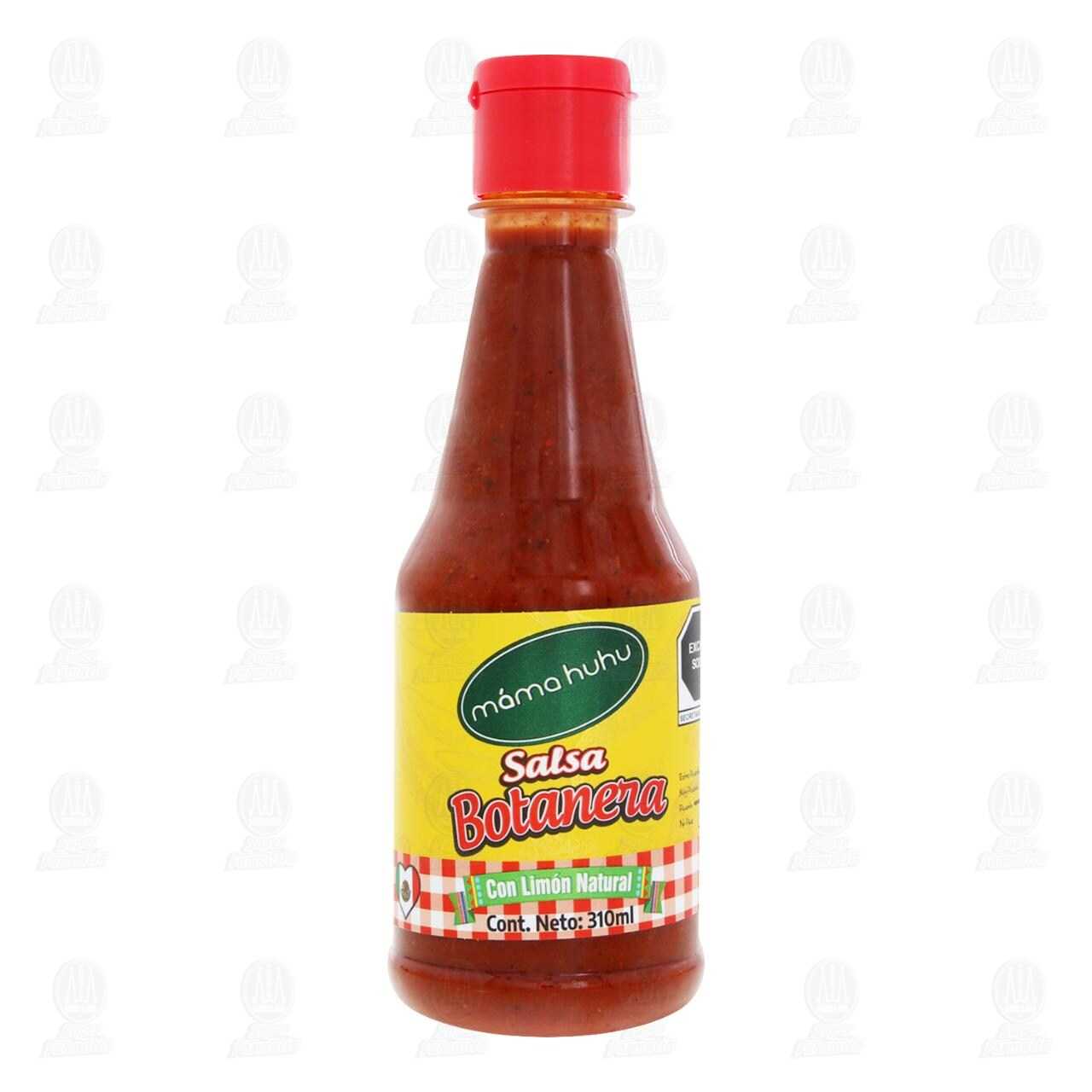 Salsa Picante Máma Huhu Botanera con Limón Natural, 310 ml. image number 1