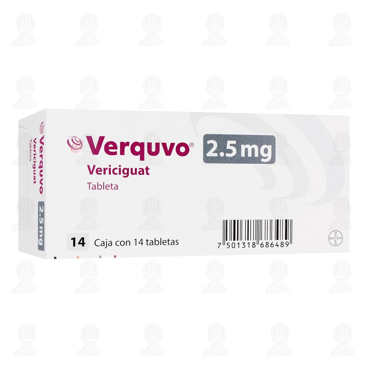 Verquvo 2.5 mg, 14 Tabletas. image number 0