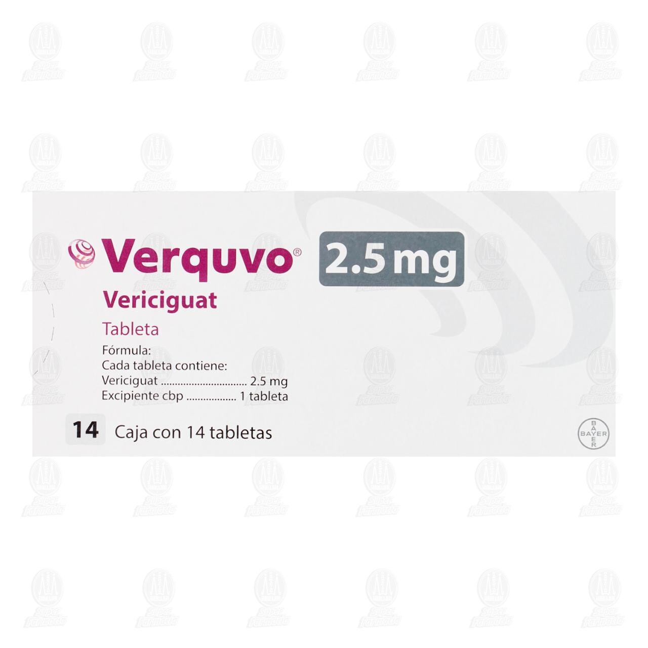 Verquvo 2.5 mg, 14 Tabletas. image number 2
