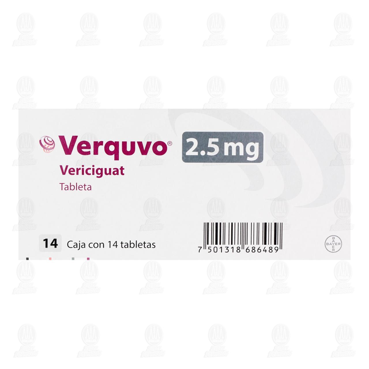 Verquvo 2.5 mg, 14 Tabletas. image number 1