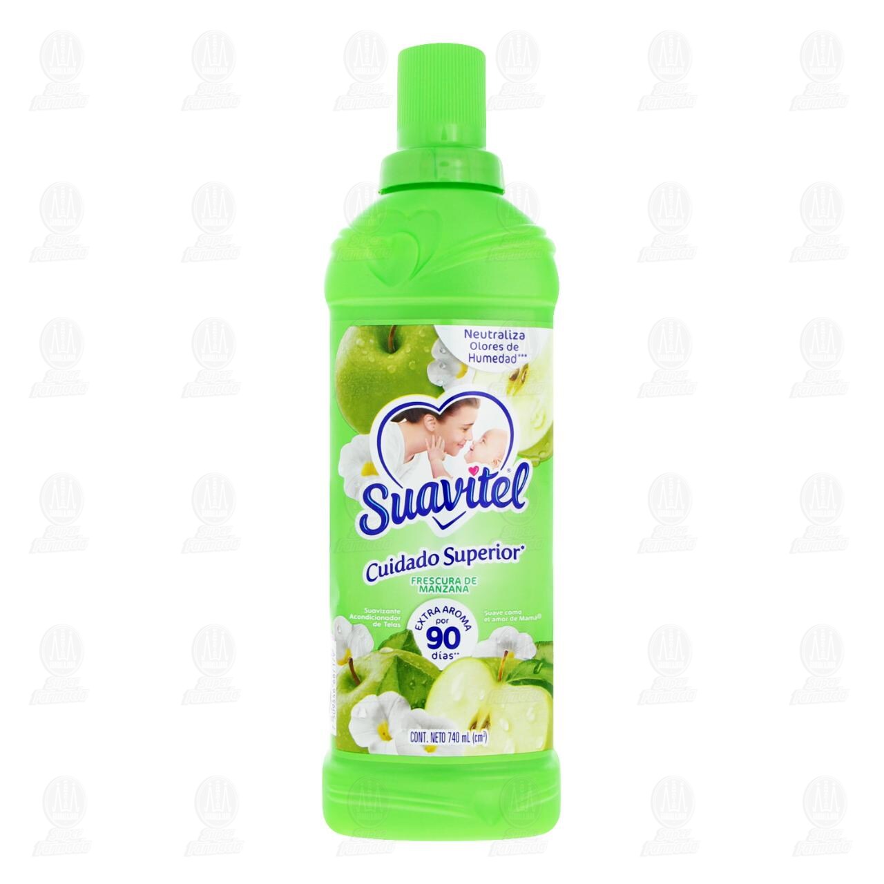 Suavizante de Telas Suavitel Cuidado Superior Frescura de Manzana, 740 ml. image number 1
