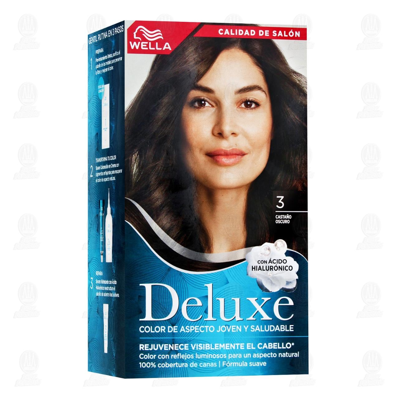 Imagen para Tinte Deluxe Color Castaño Oscuro (3), 1 pz.