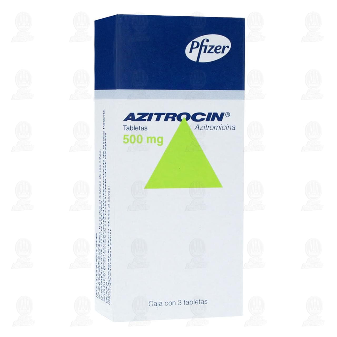 Azitrocin 500 mg, 3 Tabletas. image number 0