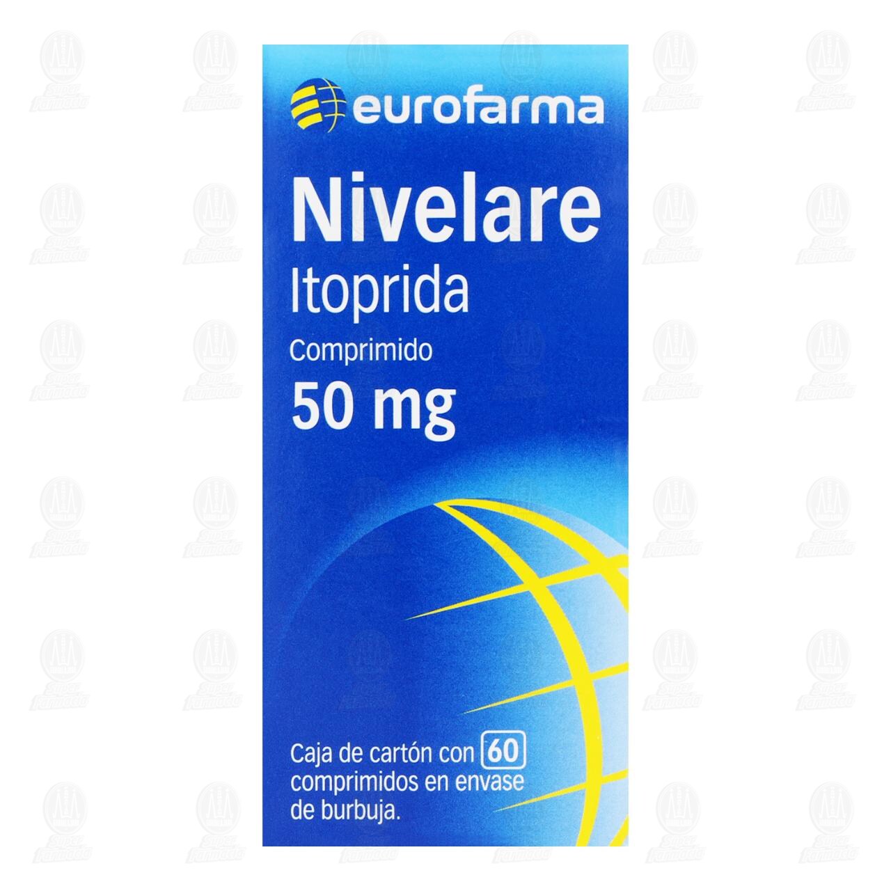Nivelare 50 mg, 60 Tabletas. image number 1