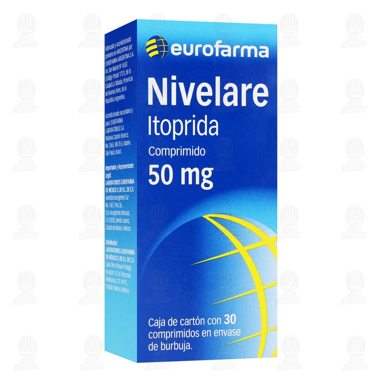 Imagen para Nivelare 50 mg, 30 Tabletas.