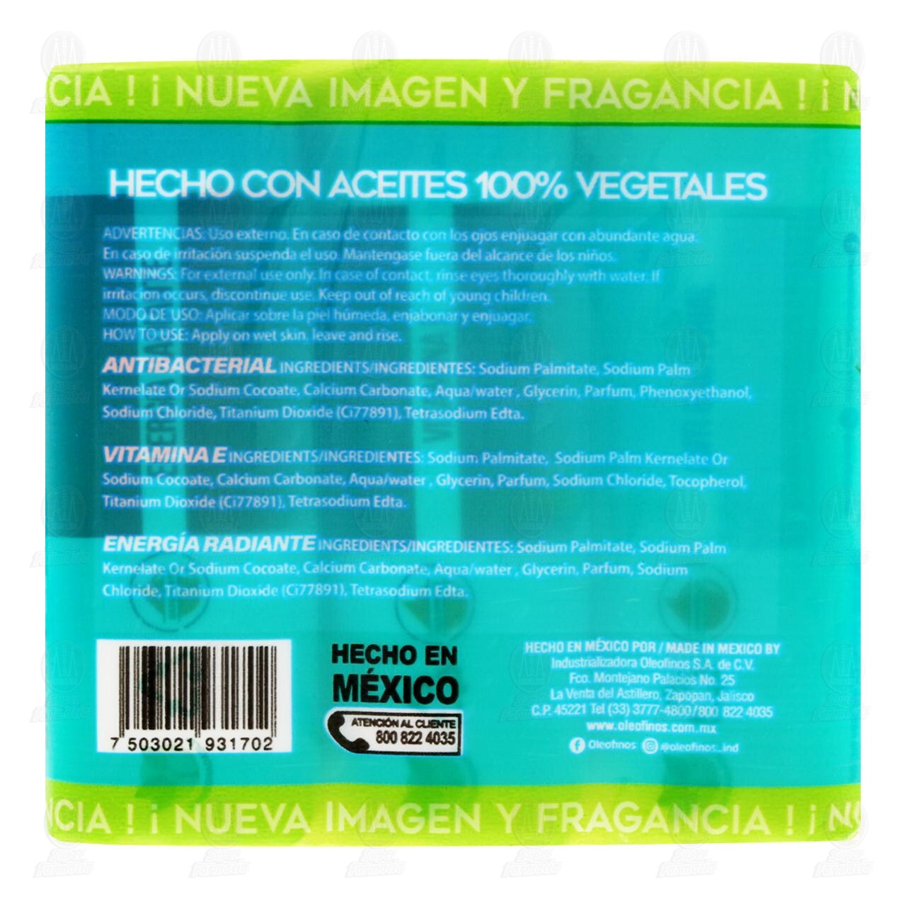 Pack Jab&oacute;n Corporal Max Ten Diferentes Fragancias, 3 barras de 150 gr c/u. image number 2