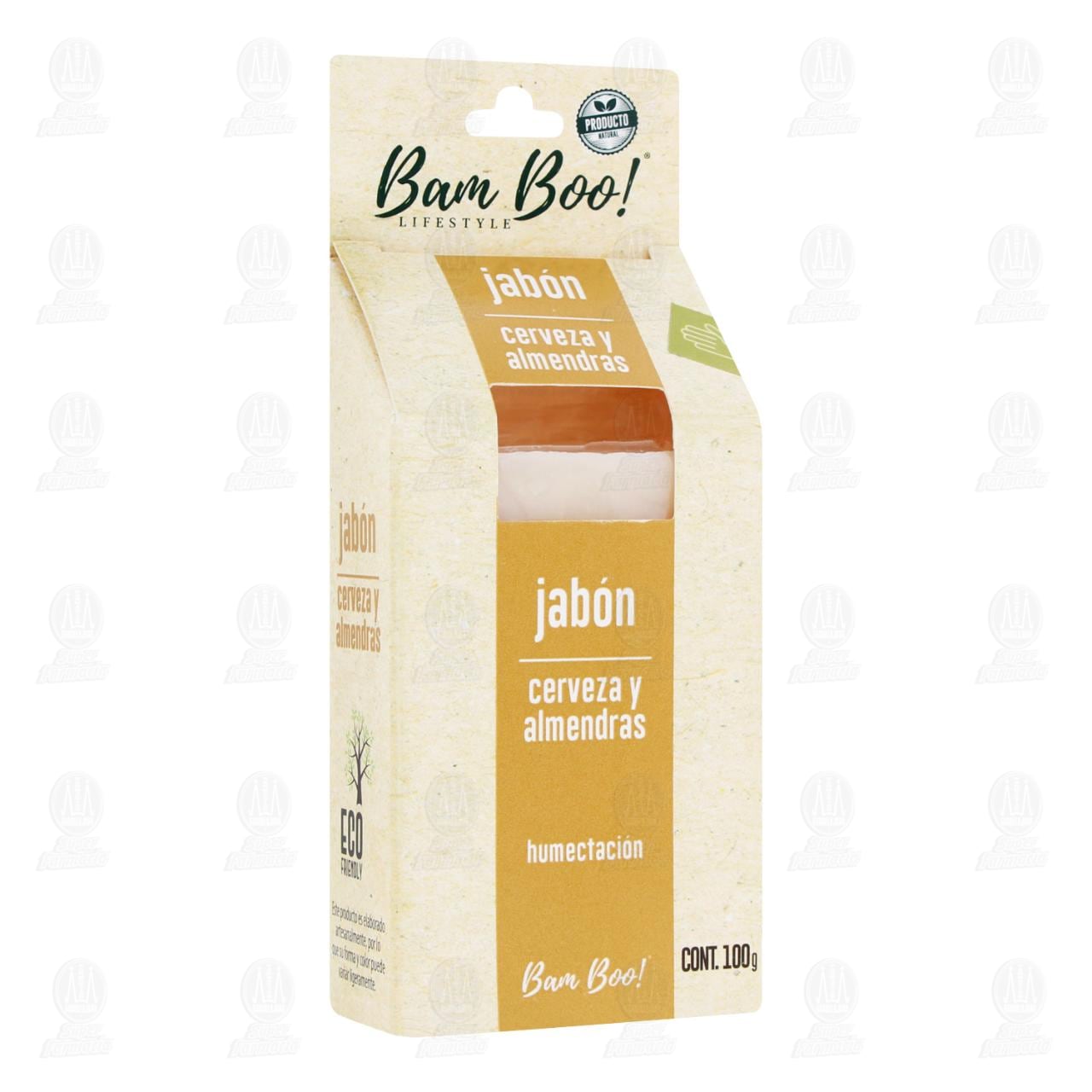 Imagen para Jabón en barra Bam Boo Humectación Cerveza y Almendras, 100 gr.