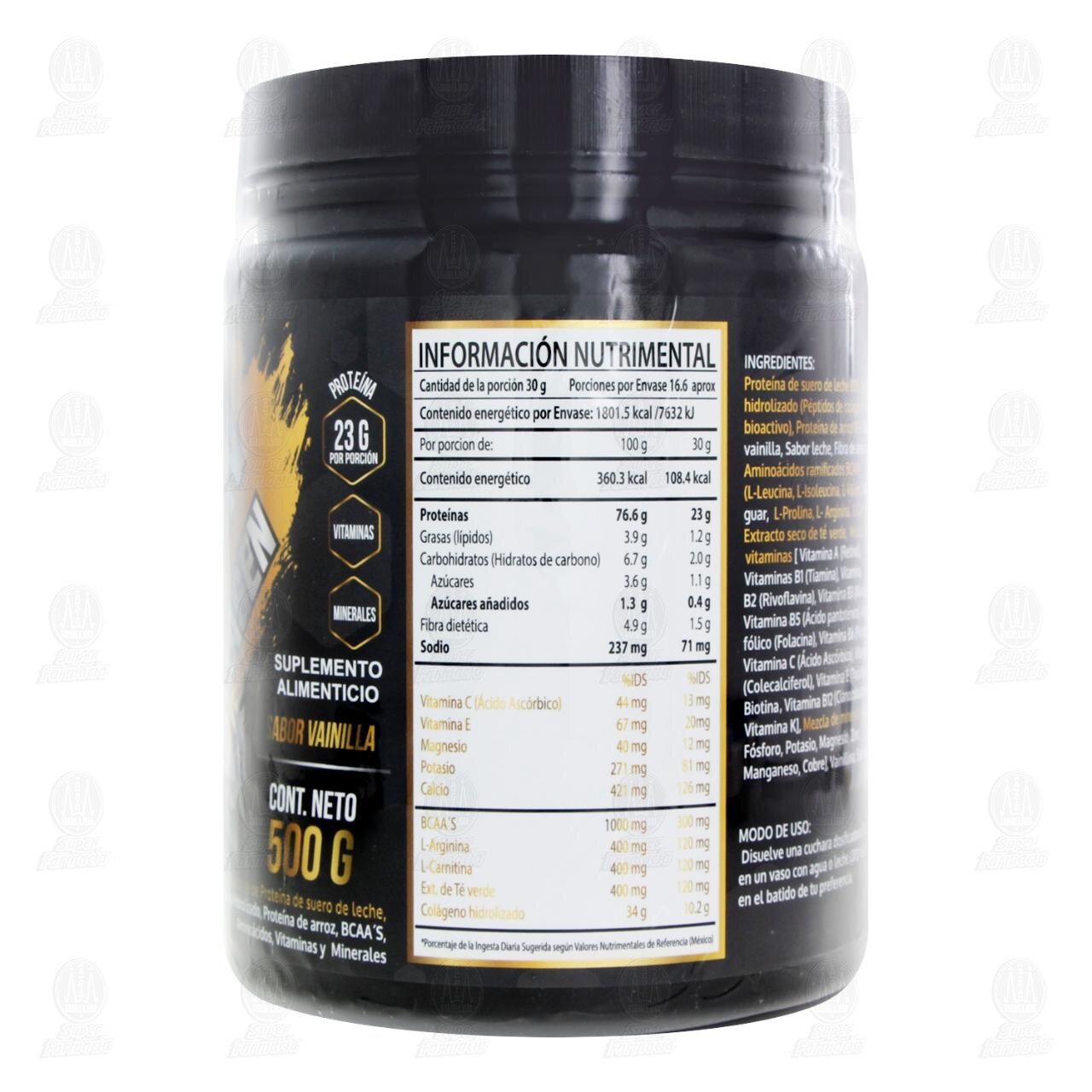 Suplemento Alimentico Schuler Protein+Collagen Sabor Vainilla, 500 gr. image number 2