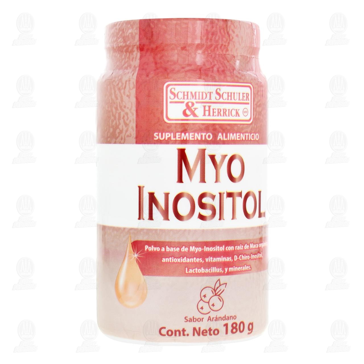 Suplemento Alimenticio Schuler Myo Inositol Sabor Ar&aacute;ndano, 180 gr. image number 0
