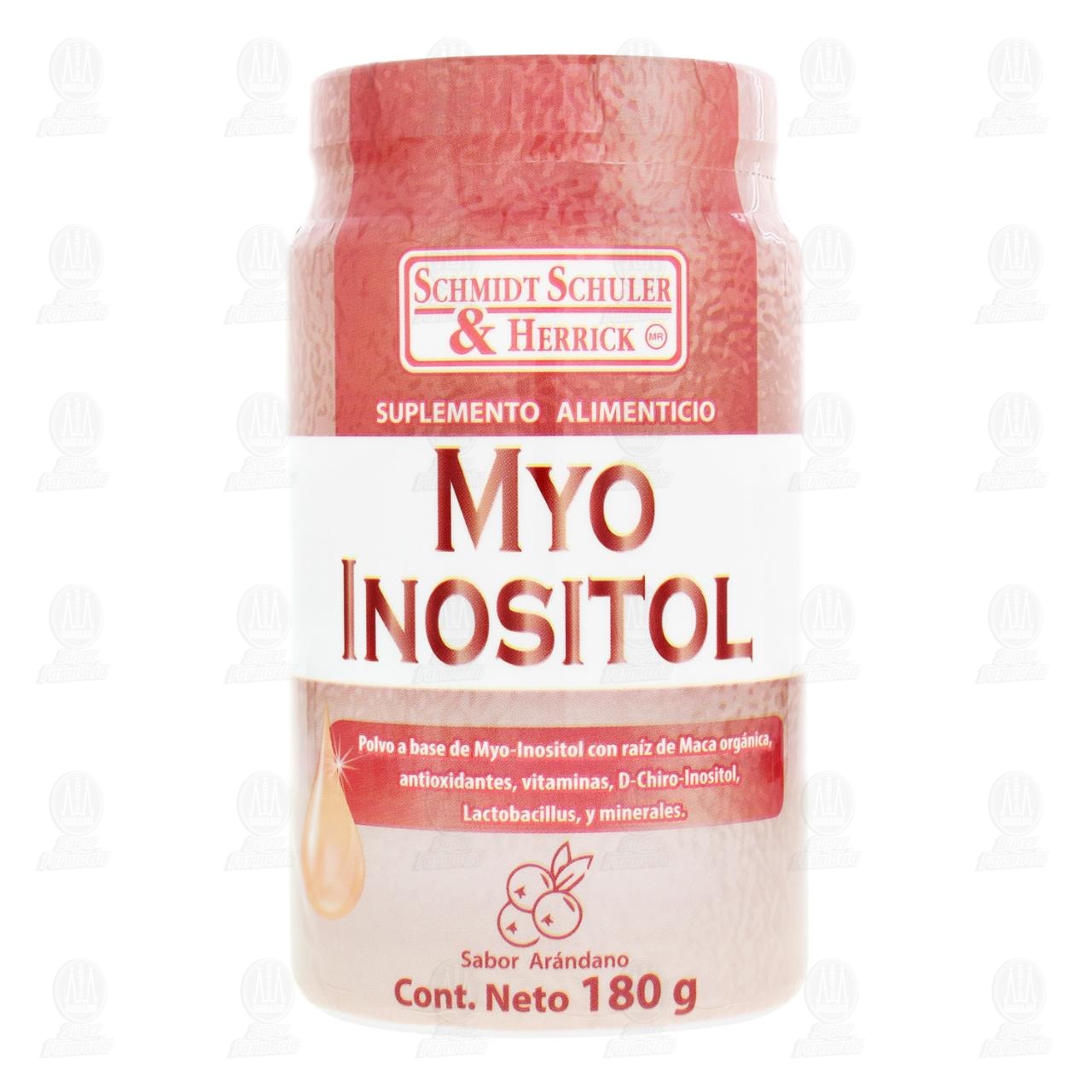 Suplemento Alimenticio Schuler Myo Inositol Sabor Ar&aacute;ndano, 180 gr. image number 1