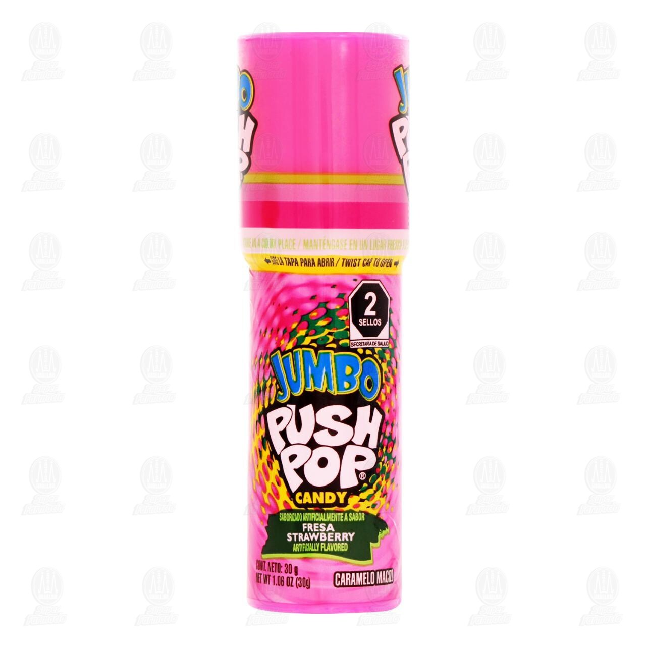 Caramelo Push Pop Jumbo Varios Sabores, 30 gr. image number 1