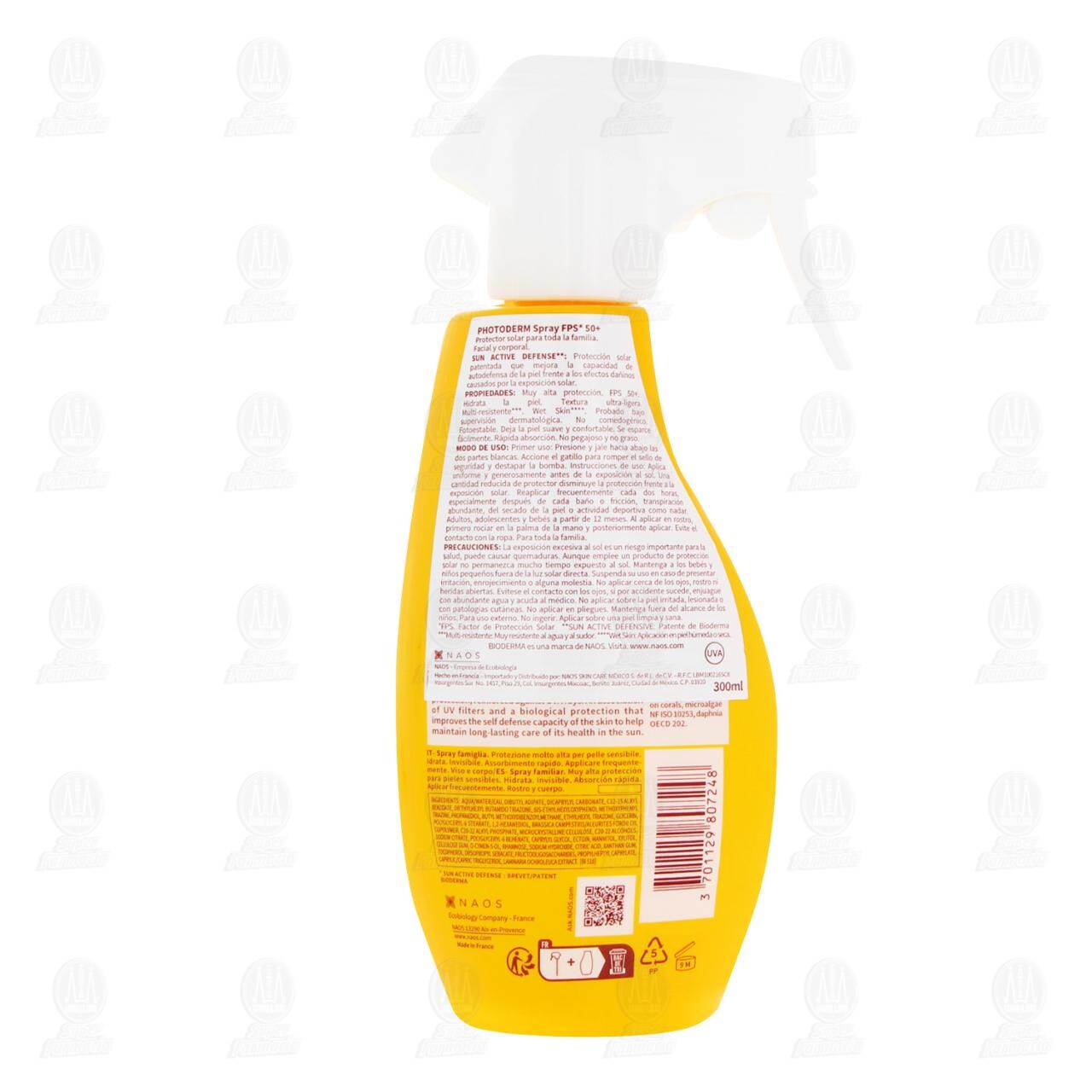 Protector Solar Bioderma Photoderm Spray Sun Active Defense FPS 50+, 300 ml. image number 2