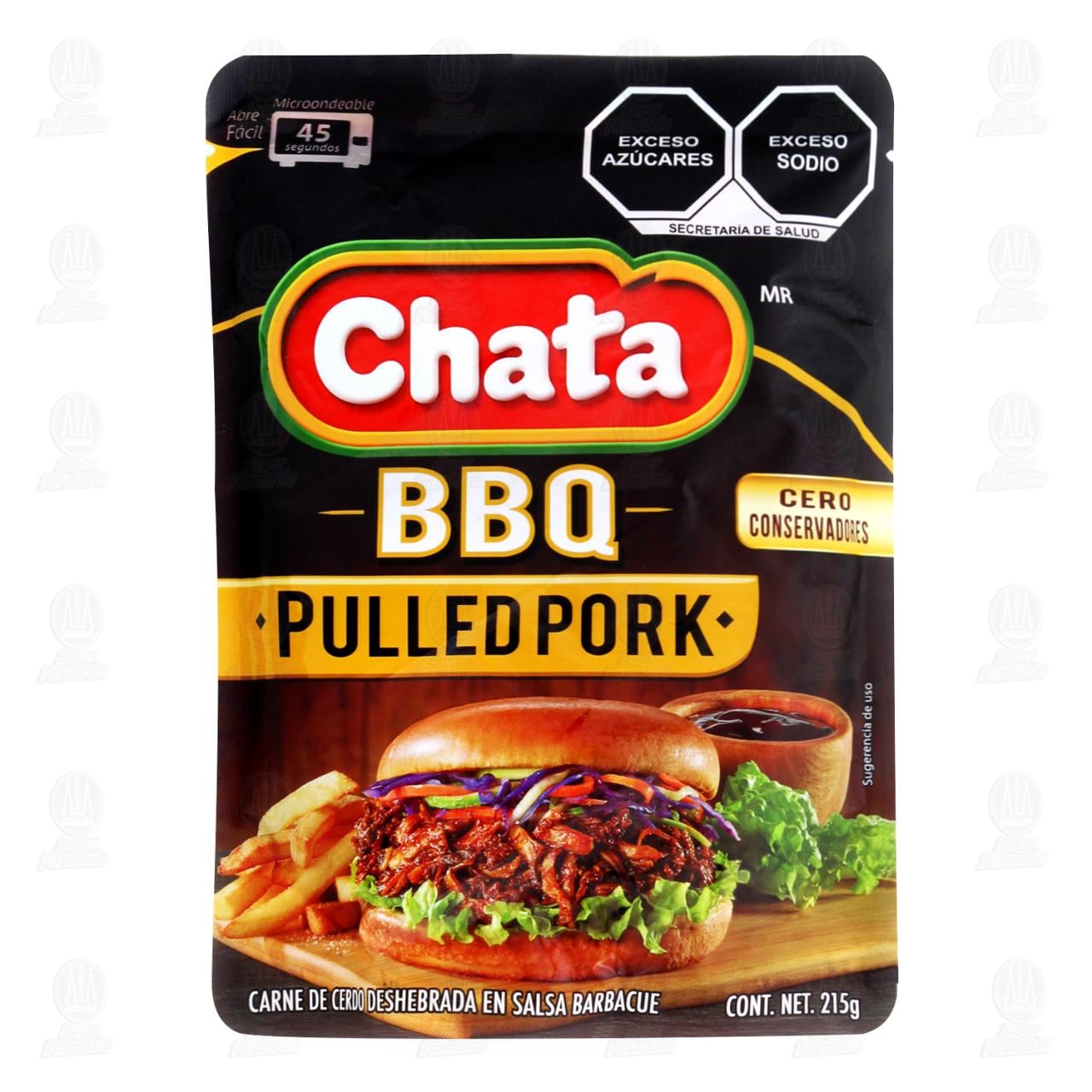 Imagen para Pulled Pork bbq Chata, 215 gr.