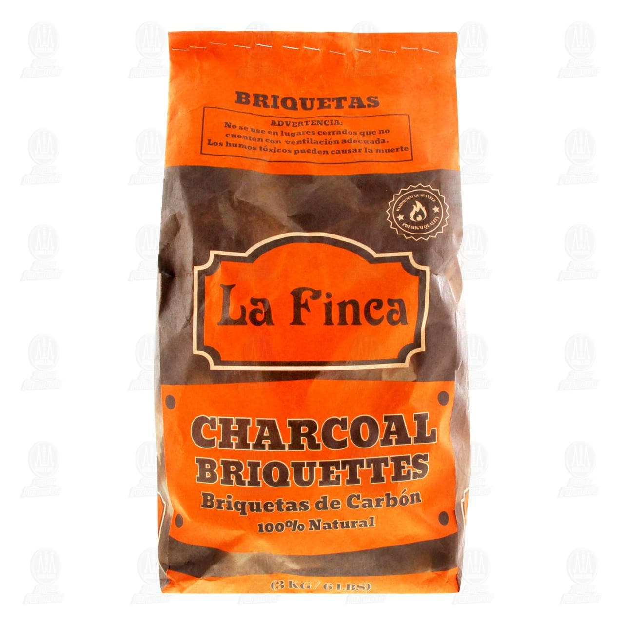 Briquetas de Carbón La Finca, 3 kg. image number 1