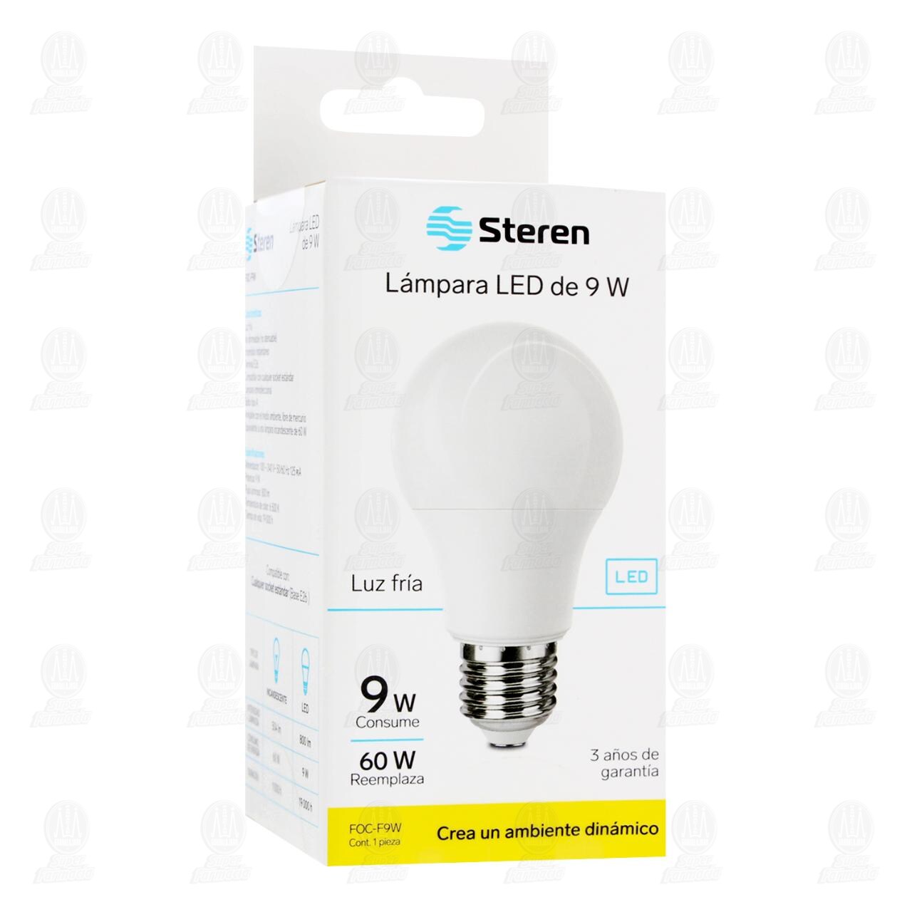 Foco Steren Led 9 W Luz Fr&iacute;a, 1 pz. image number 0