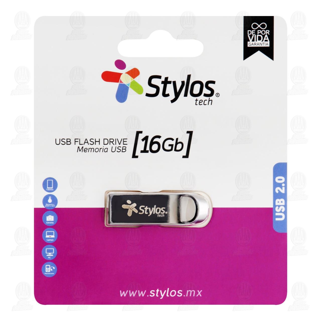 Memoria Stylos Tech USB Flash Drive 16 GB, 1 pz. image number 0