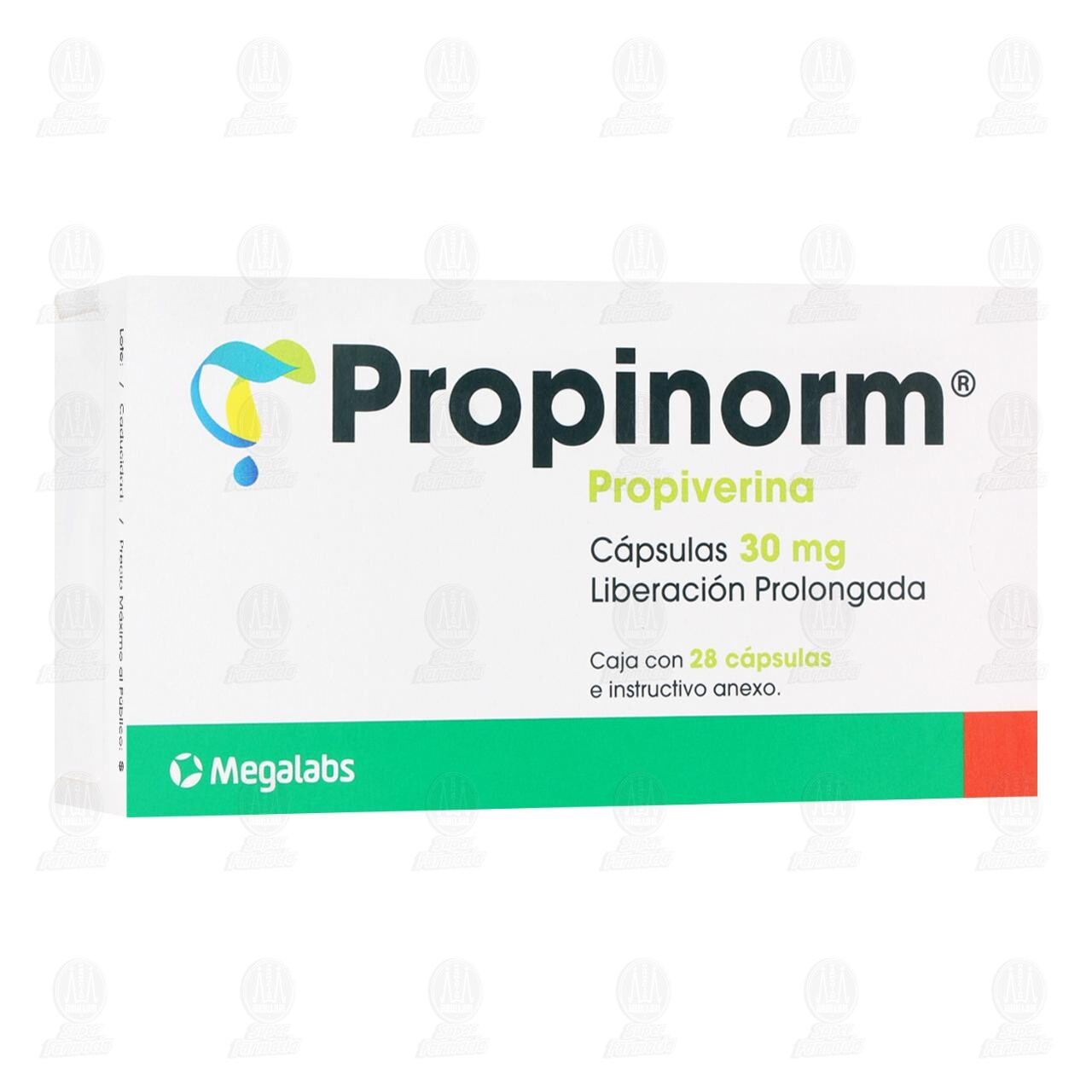 Propinorm 30 mg, 28 Cápsulas. de PROPINORM | Farmacias Guadalajara