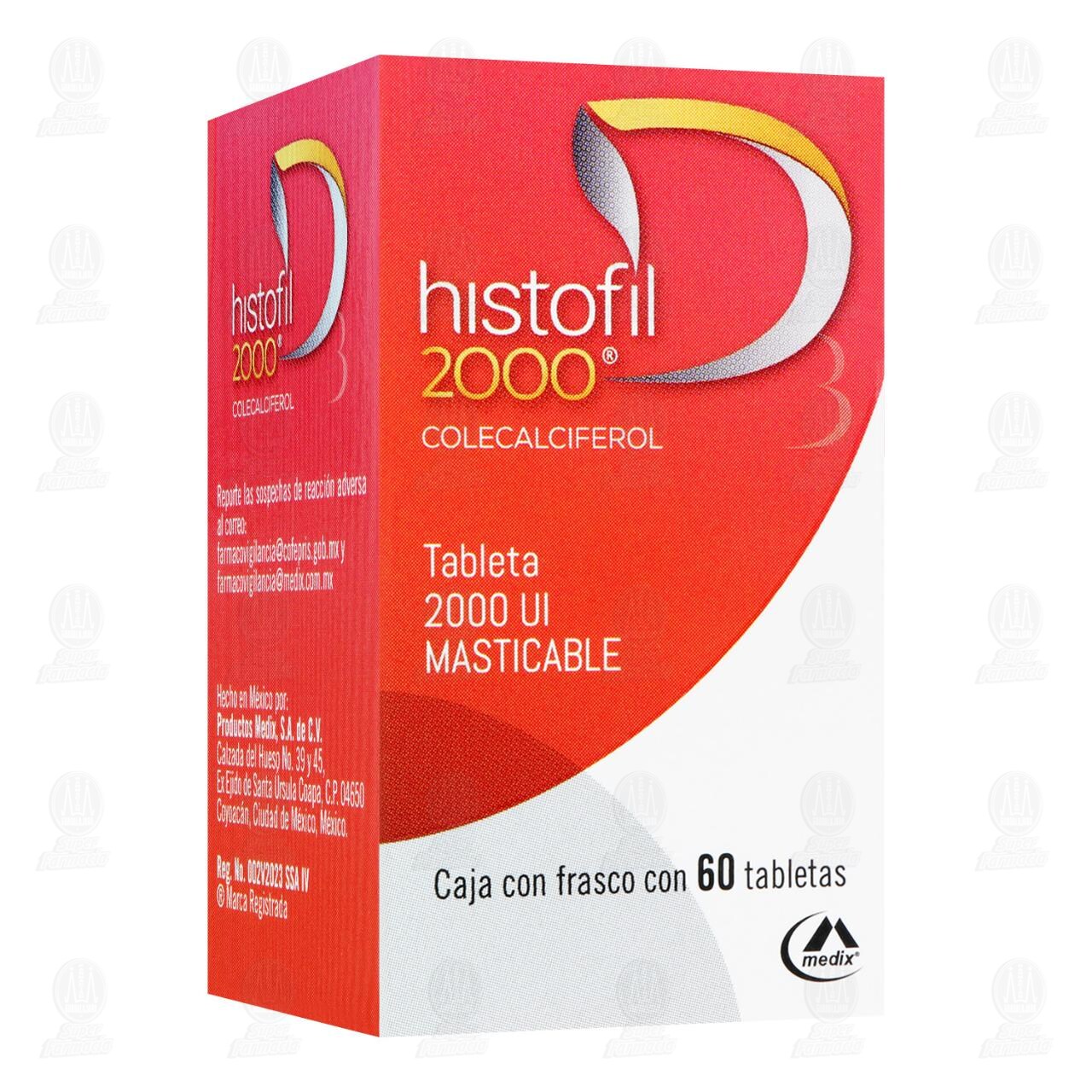 Histofil 2000UI, 60 Tabletas. image number 0